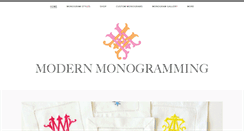 Desktop Screenshot of modern-monogramming.com